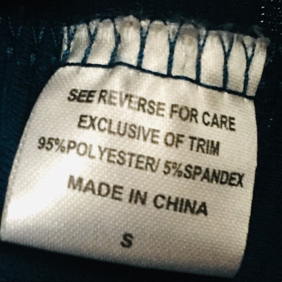 *DONATED* BOBEAU Teal Embellished Pullover Long Sleeve Top Size Small - Picture 6 of 10